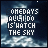 A 5x5 contact sheet of animated frames showing a pixelated text-based icon with the phrase "SOMEDAYS ALL I DO IS WATCH THE SKY" over a cloudy sky background, displaying subtle color and brightness variations across sampled frames.