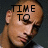 A four- shows a person with short hair and light skin, each displaying different text above the head against dark backgrounds