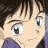 A pixelated anime-style character face with brown hair and large eyes on the left, next to a black background with white text "Anime IM" and stylized "C0M" below it.