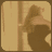 Animated contact sheet of five frames from a sepia-toned movie-themed buddy icon showing romantic scenes and title text.