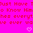 Pixelated red text on bright pink background with two white pixel hearts at bottom, displaying partial phrases about knowing someone.