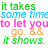 Pixelated text-based buddy icon with multicolored letters on white background, displaying a phrase in green, blue, pink, and orange hues.