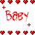 Pixel art contact sheet showing a romantic animated icon with couples, hearts, and text elements arranged in a 3x3 grid layout.