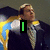 A pixelated image of a person in a dark jacket with a light-colored shirt and tie, set against a background with blue and yellow elements, featuring text overlays.