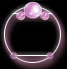 A circular pink and white icon with a glowing outline, featuring the word 'Enter' in pink text at its center