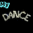 Animated icon with 'DANCE' text in silver, red dots below, and colored labels: cyan 'Lily', green 'Life', purple 'Revolves', yellow 'Around'.