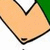 Pixelated cartoon elbow with green background and black outline, displaying 'Elbow!!!' text in green block letters with black outline.