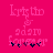 Pixelated pink background with stylized text and dark purple symbols, showing subtle animation changes in symbol positions.