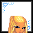 Pixel art icon showing a blonde woman with blue eyes, wearing a black crop top and blue jeans, with the name "Sydney" in blue text.