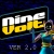 Pixelated graphic with bold yellow and white text 'ninevolt' over dark blue background, featuring a stylized figure in teal and purple on the right.