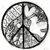 Four distinct static icons arranged in a : a grayscale peace symbol with map textures, a red-outlined heart with striped interior, a black rock-on hand gesture, and a blank gray square