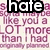 Pixelated text-based composition with bold black-and-white words over a pink wordwall background, featuring 'hate', 'that', and 'i<3u' in large font.