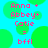 Static pixel art with cyan background, green circles, and pink text reading 'Anno + Abbey+ Catie = bfll' repeated in four quadrants.