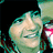 A split-screen image with a pixelated face on the left and red background with text on the right.