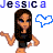 Pixelated cartoon character with long brown hair in three animated frames showing heart icon changes and partial body visibility.
