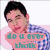Six distinct pixelated images of a young man in various poses and outfits with overlaid text, arranged in a