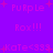 Purple background with repeated pink text and plus symbols in a pattern
