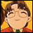 A 48x48 pixel buddy icon featuring a cartoon character with brown hair and glasses on the left, next to text reading "Anime IM" and "com" on a black background.