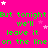 A bright pink background with green text repeating 'But tonight we'll leave it on the line' and scattered white/pink stars.