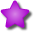 Nine star-shaped icons arranged in a , each with distinct solid colors and white outlines on a gray background