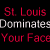 A split-screen image with text on the left and a cardinal bird logo on the right.