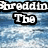 Pixelated ocean background with bold text reading 'Shreddin The GNAR... For Jesus!!!' in white and black lettering.