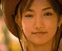 four showing a person wearing a brown hat and yellow top with changing eye expressions from open to closed to winking