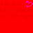A red background with a pink pixelated heart symbol and faint repeated text reading "I'm a lover not a fighter but I'll fight".