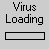 eight 'Virus Loading' and 'Virus Loaded' states showing red progress bars filling from left to right on a gray background