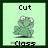 Pixelated green frog with white eyes in four , each with distinct text overlays on light green background