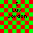 Pixelated text 'I Luv Jorden' on red-green checkered background with animated overlay variations