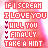 A 5x5 contact sheet of animated frames showing a repeating text-based animation with red and pink pixelated text on a white background, featuring phrases like "I LOVE YOU" and "HILL YOU" in various arrangements.