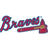Animated icon displays 'Braves' text with a baseball bat graphic on white background, transitioning to green text reading 'Original Icons .com' on dark green background.