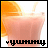 Animated contact sheet of a pink beverage icon with orange slices and