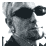 A 48x48 pixel animated contact sheet showing eight frames of an AOL Instant Messenger buddy icon featuring a person with sunglasses and the text "ever clear" in various styles.