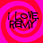 Four identical circular icons with red and pink concentric rings display 'I LOVE REMY' text in black pixelated font.