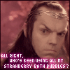 Four- with three showing character close-ups and one empty , featuring pixelated text overlays in pink and white