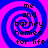 Four identical display a blue and pink spiral background with black text reading "me and barney homies for life" in pixelated font
