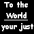 A black background displays white and gray pixelated text in a with varying opacity levels