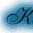 Animated contact sheet showing sequential frames of a stylized text-based icon with repeated 'Kind' and 'Kinder' lettering above mirrored torso figures holding blue objects.