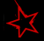 A static buddy icon featuring a red star outline and green text on a black background with visible pixelation.