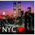 Animated cityscape with two smokestacks, a figure in dark clothing, and 'NYC' text featuring a red heart symbol.