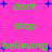 Bright pink background with green text and blue plus signs; text cycles through 'dont', 'stop', and 'believing' in a pattern