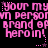 Pixelated pink text repeats across black background with animated star and dot sequences below each phrase.