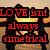 Silhouetted couple forms heart shape with arms at sunset, red text reads 'LOVE isnt always symmetrical' on left