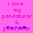 Pixelated text on bright pink background with blue paw prints changing position across frames.