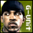 Pixelated static image of a person with dark hair and glasses against a green background, featuring vertical white text on the right side.