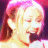 Animated contact sheet of three frames showing a woman singing into a microphone with colorful stage lighting effects.