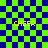 Green and blue checkered background with four yellow 'CHEER' text blocks, two of which have overlays