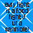 Blue background with white diamond-shaped patterns and black text reading 'every fight is a food fight if ur a cannible!' repeated in four identical quadrants.